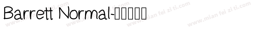 Barrett Normal字体转换